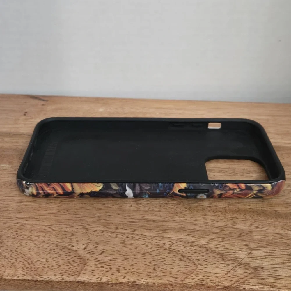 BURGA iPhone 14 Pro Max Case Ghost Floral Halloween Protective Slim Pumpkin Cute